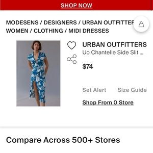 UO Chantelle Side Slit Dress || US Women's XS